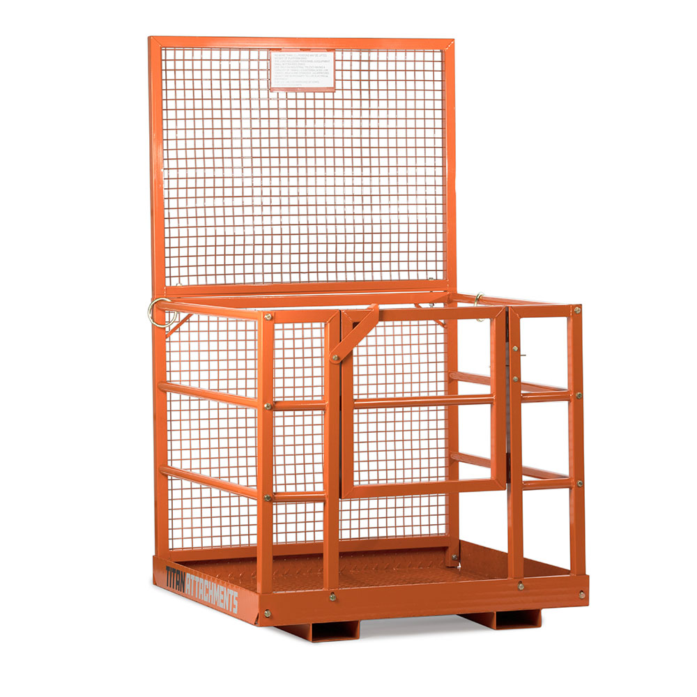Grainger Forklift Safety Cages Air Holders Steel Metal Stackable