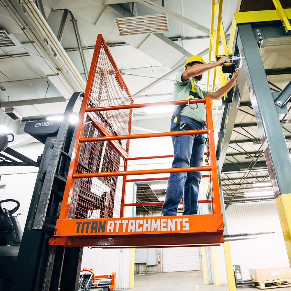 Forklift Platform Safety Cage 45" x 43" - view 3