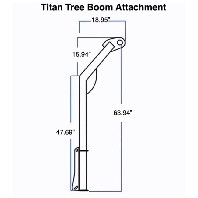 SCRATCH AND DENT - 60" Tree Boom Attachment - FINAL SALE