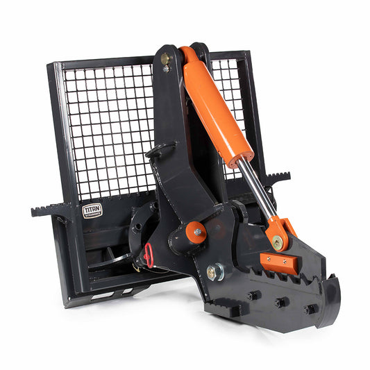 12" Rotating Tree Shear Attachment for Skid Steers view 1