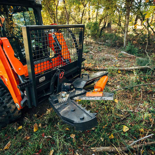 12" Rotating Tree Shear Attachment for Skid Steers view 2
