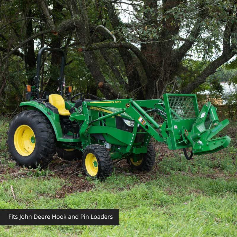 12" Rotating Tree Shear Attachment Fits John Deere Loaders - view 2