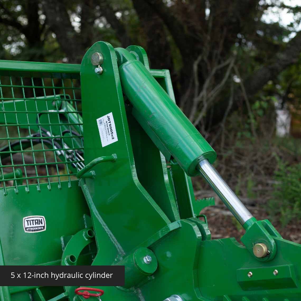 12" Rotating Tree Shear Attachment Fits John Deere Loaders - view 5