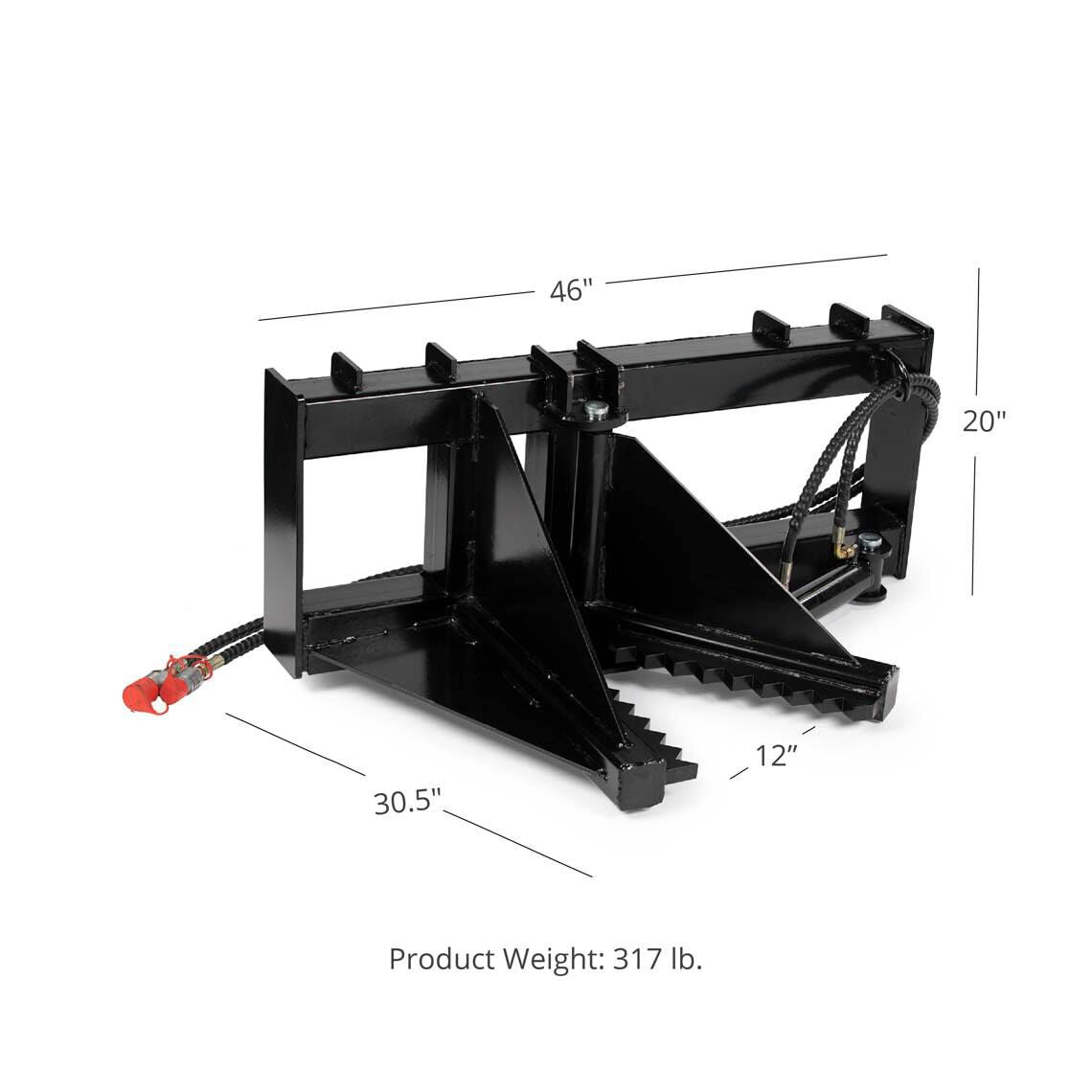 SCRATCH AND DENT - Heavy-Duty Post And Tree Puller For Skid Steers, Universal Landscape Tool - FINAL SALE - view 2