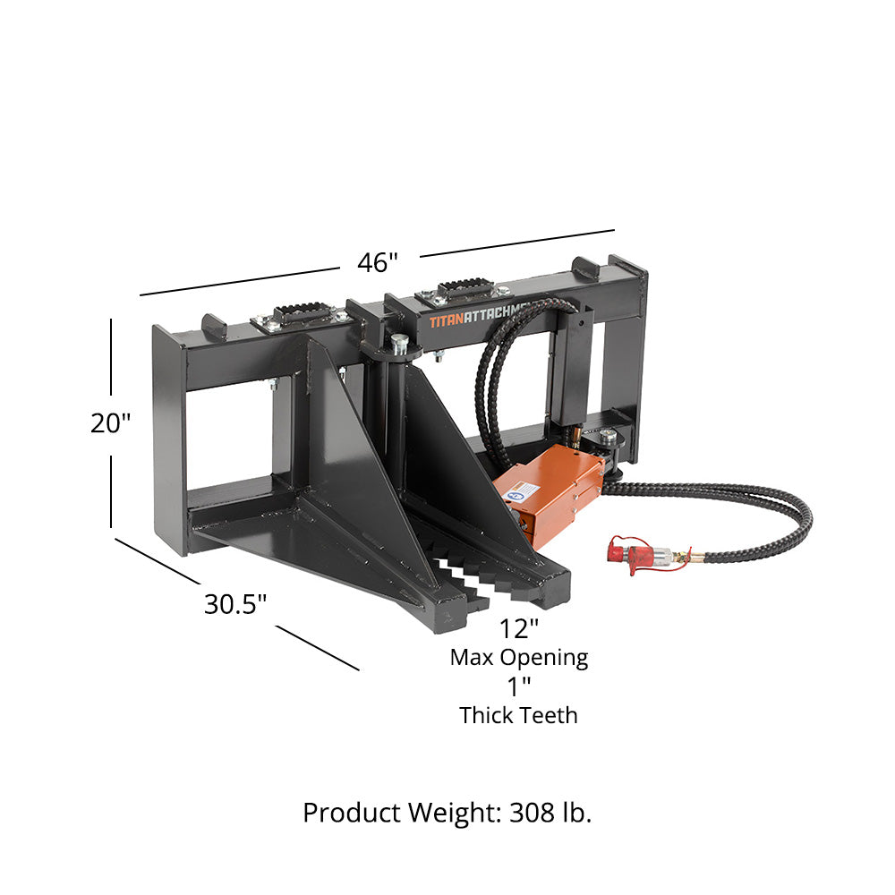 Skid Steer Tree & Fence Puller Front Loader Attachment - Universal Post ...