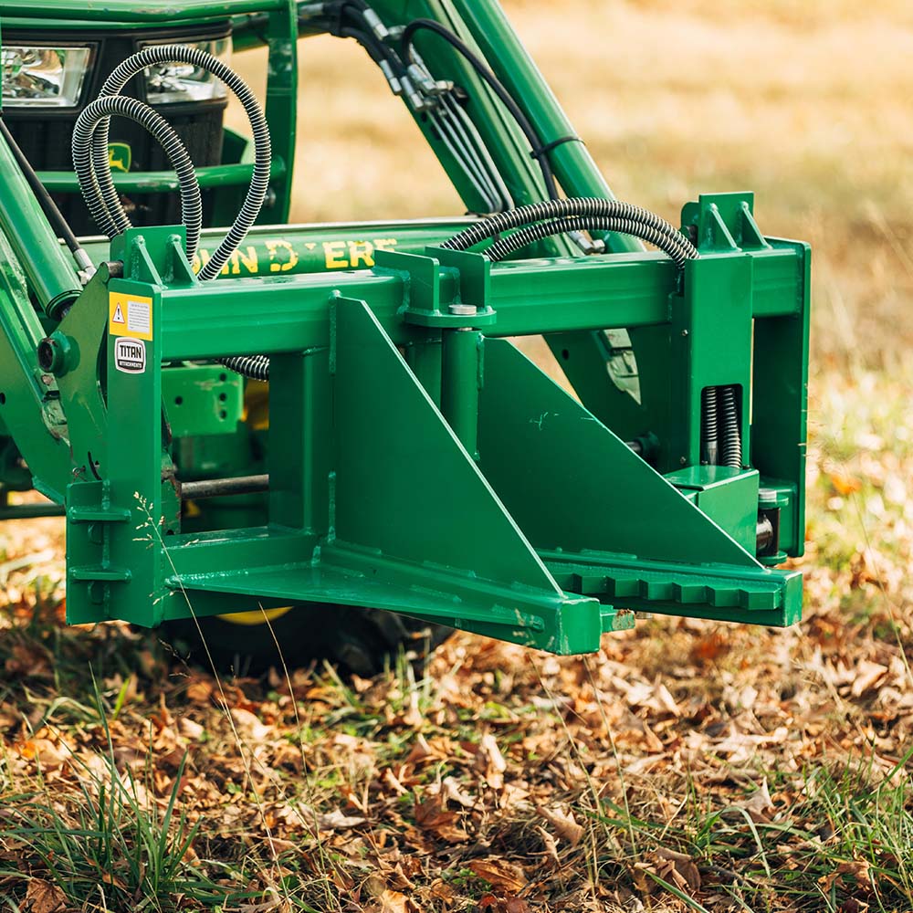 Post And Tree Puller, Fits John Deere Tractors | No Push Bar