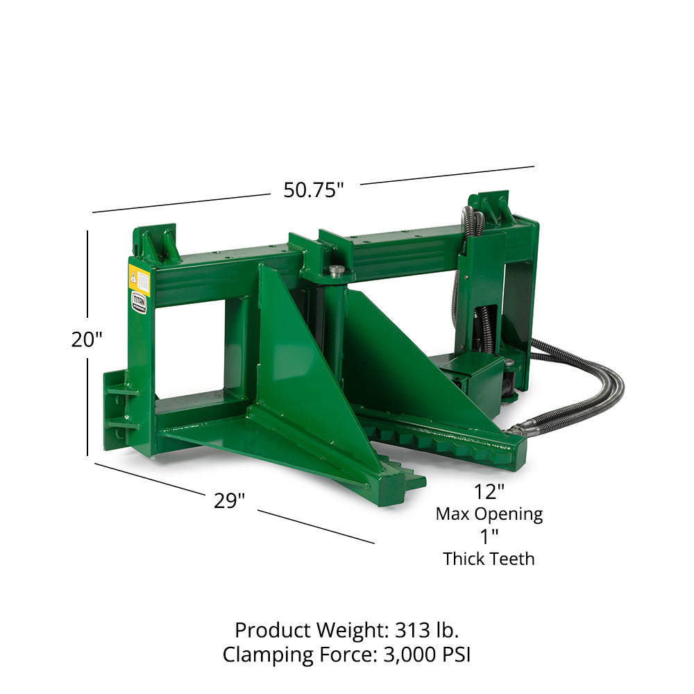 Post And Tree Puller, Fits John Deere Tractors | No Push Bar