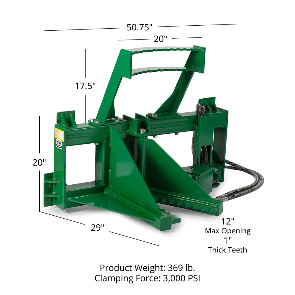 Post And Tree Puller, Fits John Deere Tractors | Push Bar Included