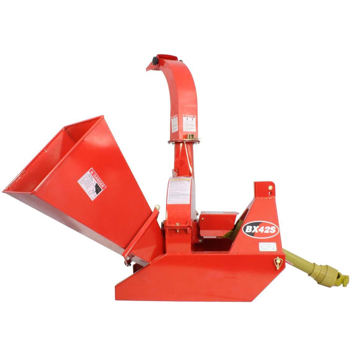 SCRATCH AND DENT - 3-Point Attachment Wood Chipper For Tractors Up To 40HP, Titan BX42 PTO 4”x10” - FINAL SALE - view 5