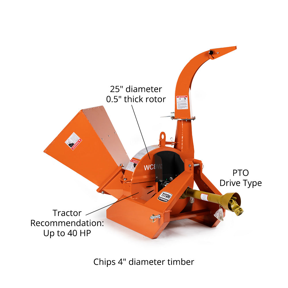 3 Point Wood Chipper Attachments | 25" rotor (Up to 40HP) - view 11