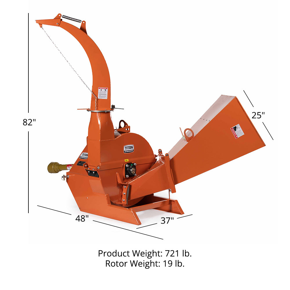 3 Point Wood Chipper Attachments | 30" rotor (Up to 70HP) - view 24