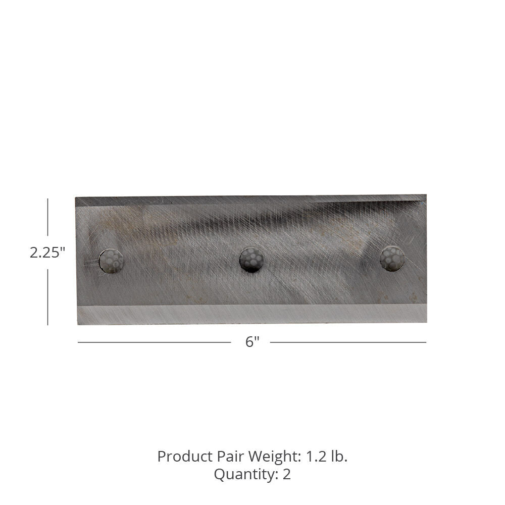 SCRATCH AND DENT - Towable 3" Wood Chipper Replacement Blades - FINAL SALE