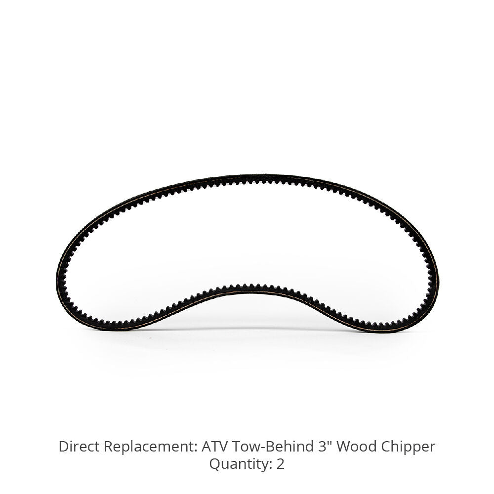 Towable 3" Wood Chipper Replacement Belts - view 3