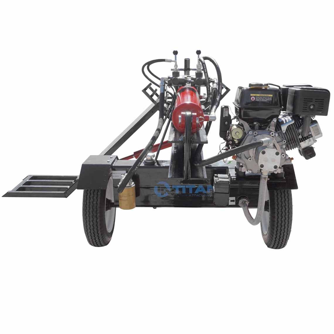 SCRATCH AND DENT - 37 Ton 420cc Horizontal Log Splitter w/ Lift & Catch - FINAL SALE - view 4