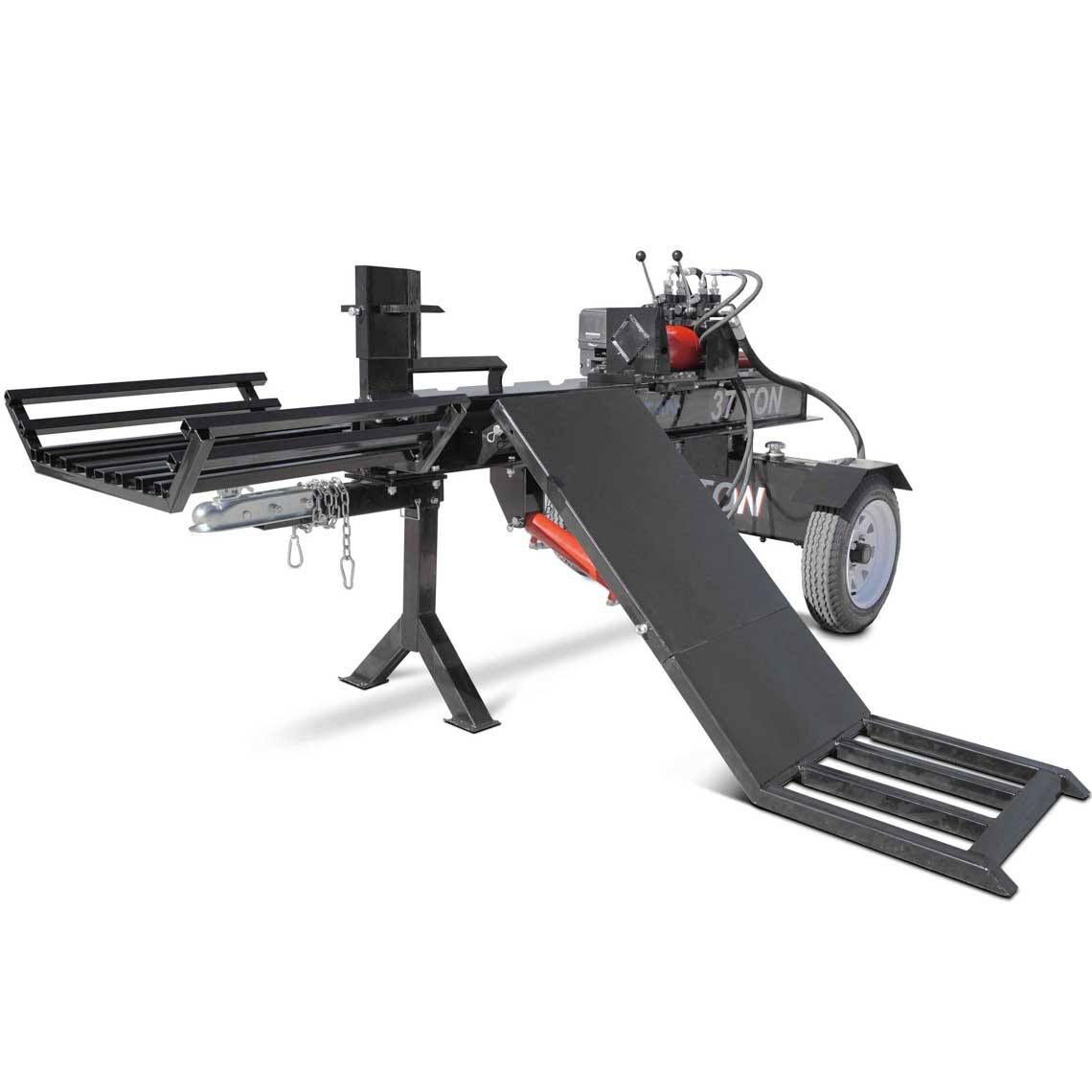 SCRATCH AND DENT - 37 Ton 420cc Horizontal Log Splitter w/ Lift & Catch - FINAL SALE