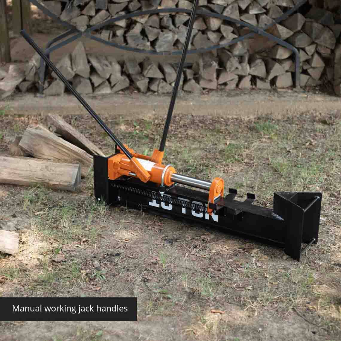 SCRATCH AND DENT - 10 Ton Manual Log Splitter - FINAL SALE