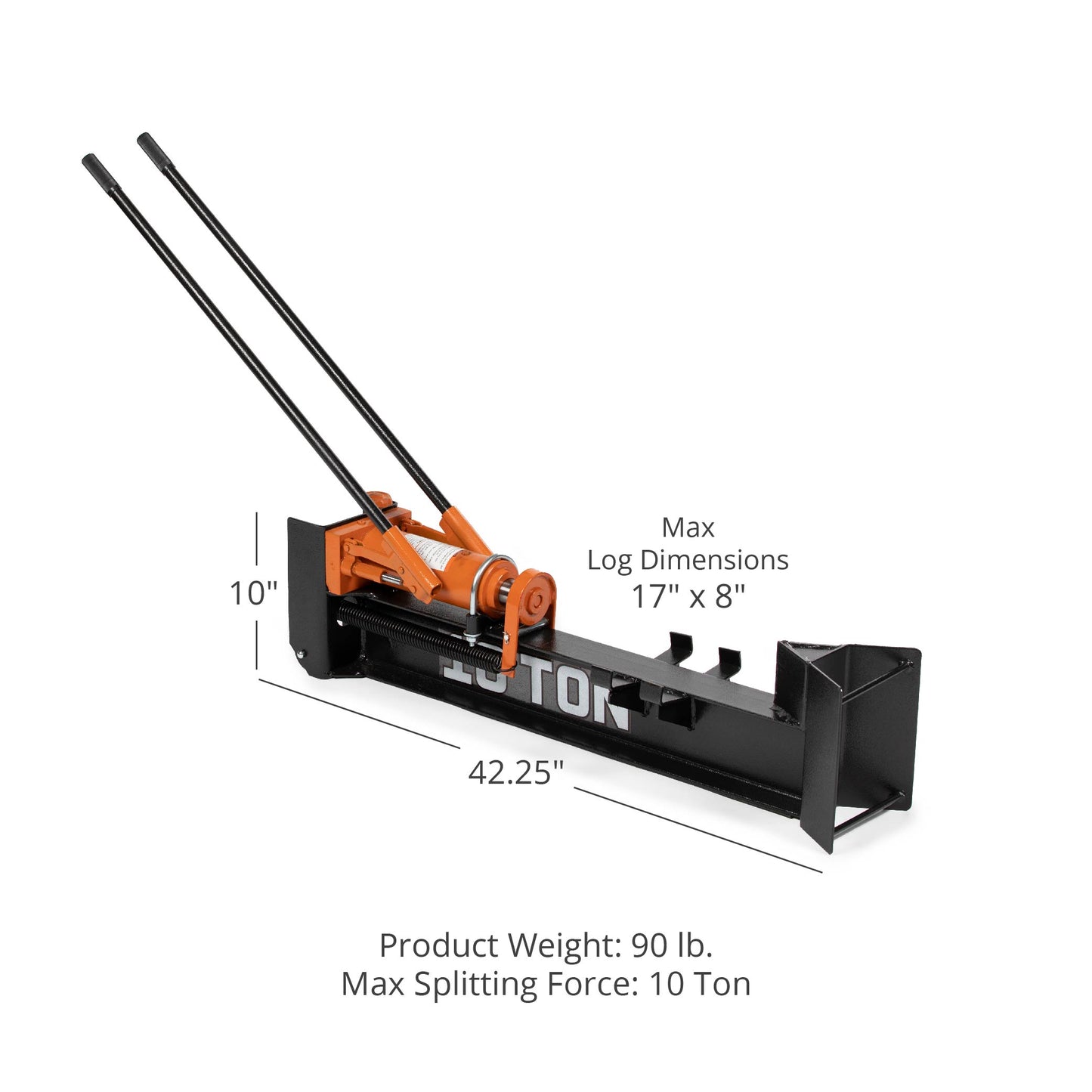 10 Ton Manual Log Splitter - view 10