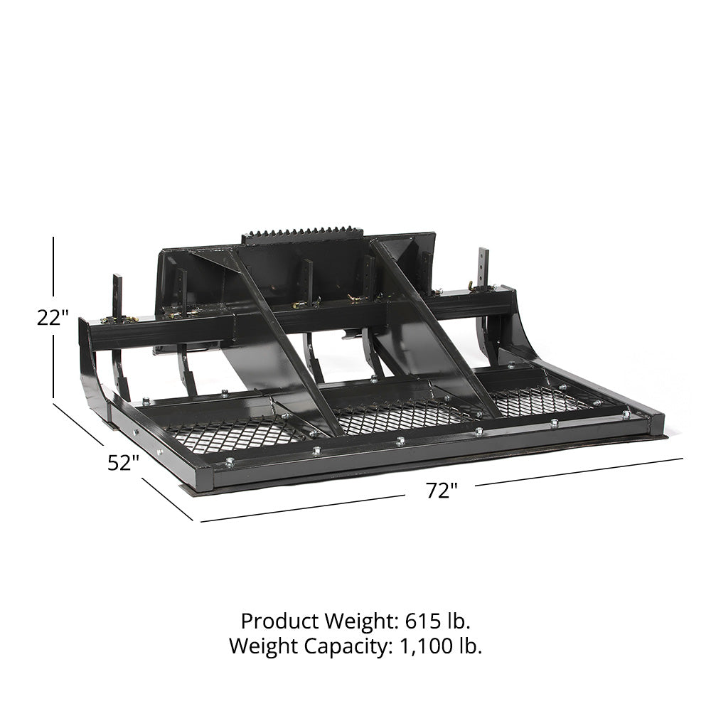 Skid Steer Land Planer With Optional Comb Attachment | 72" / No - view 10