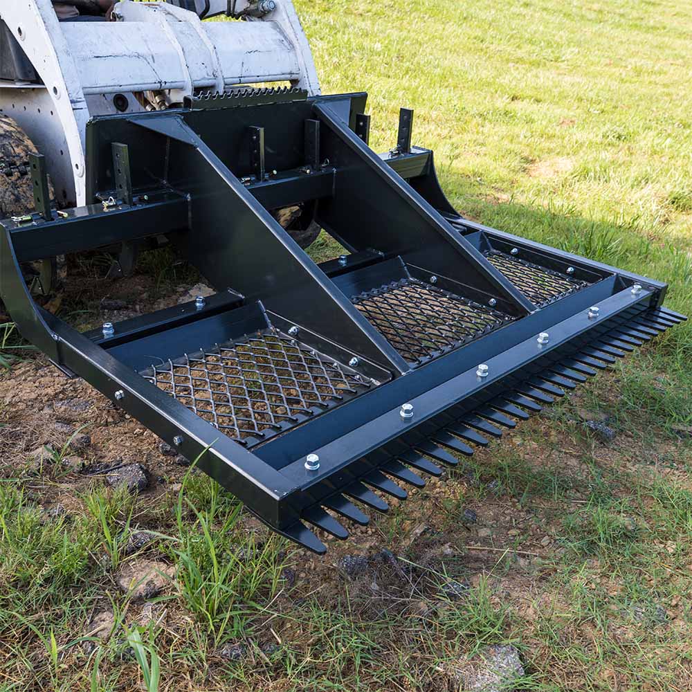 Skid Steer Land Planer With Optional Comb | 72" / Yes