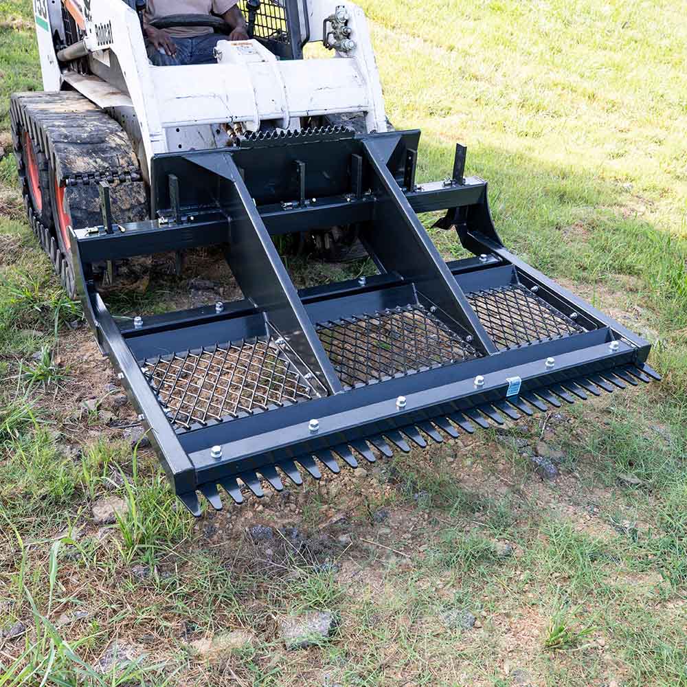 Skid Steer Land Planer With Optional Comb | 84" / Yes