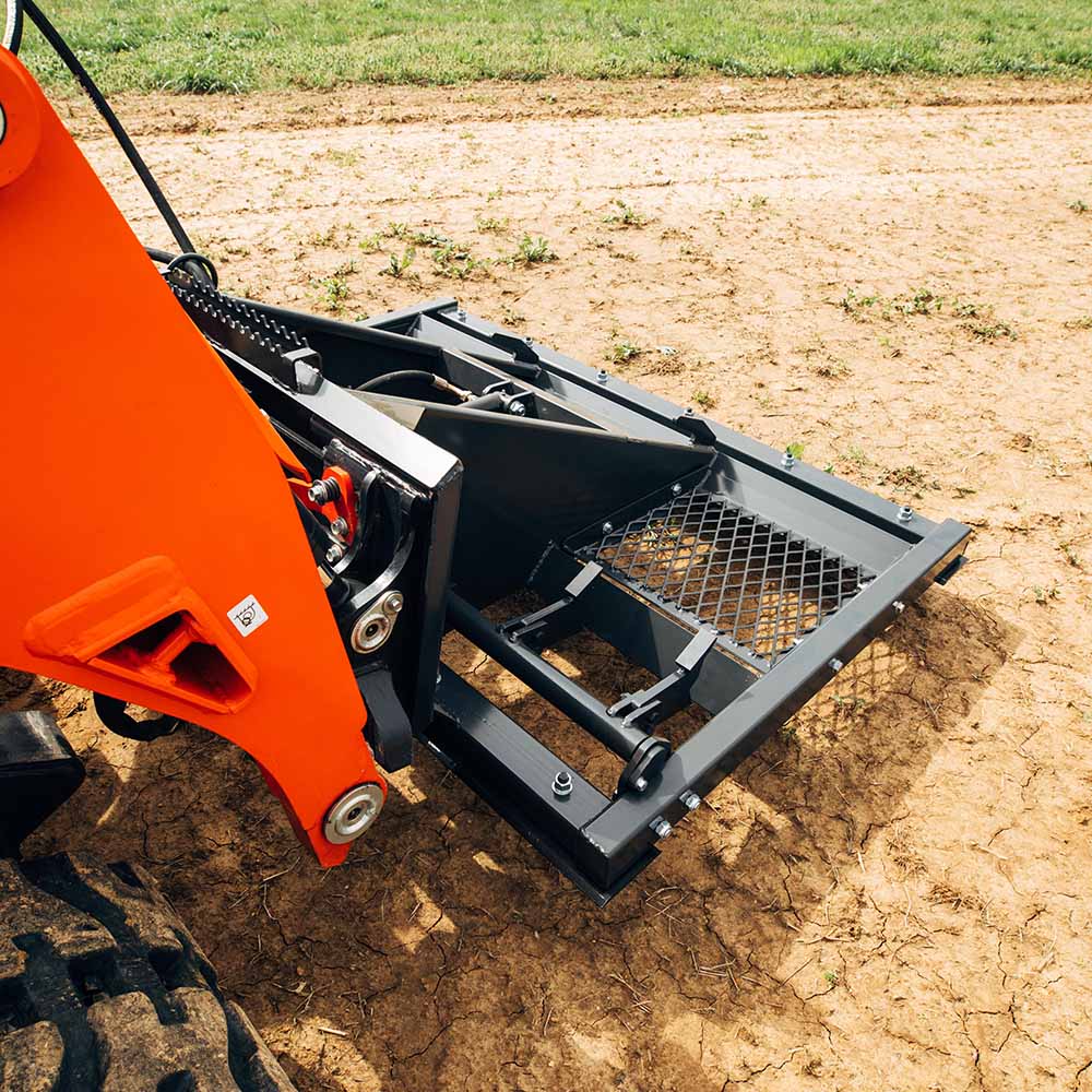 Skid Steer Land Plane with Hydraulic Shanks | 84" / No