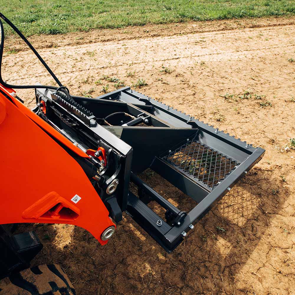 Skid Steer Land Plane with Hydraulic Shanks | 84" / Yes - view 47