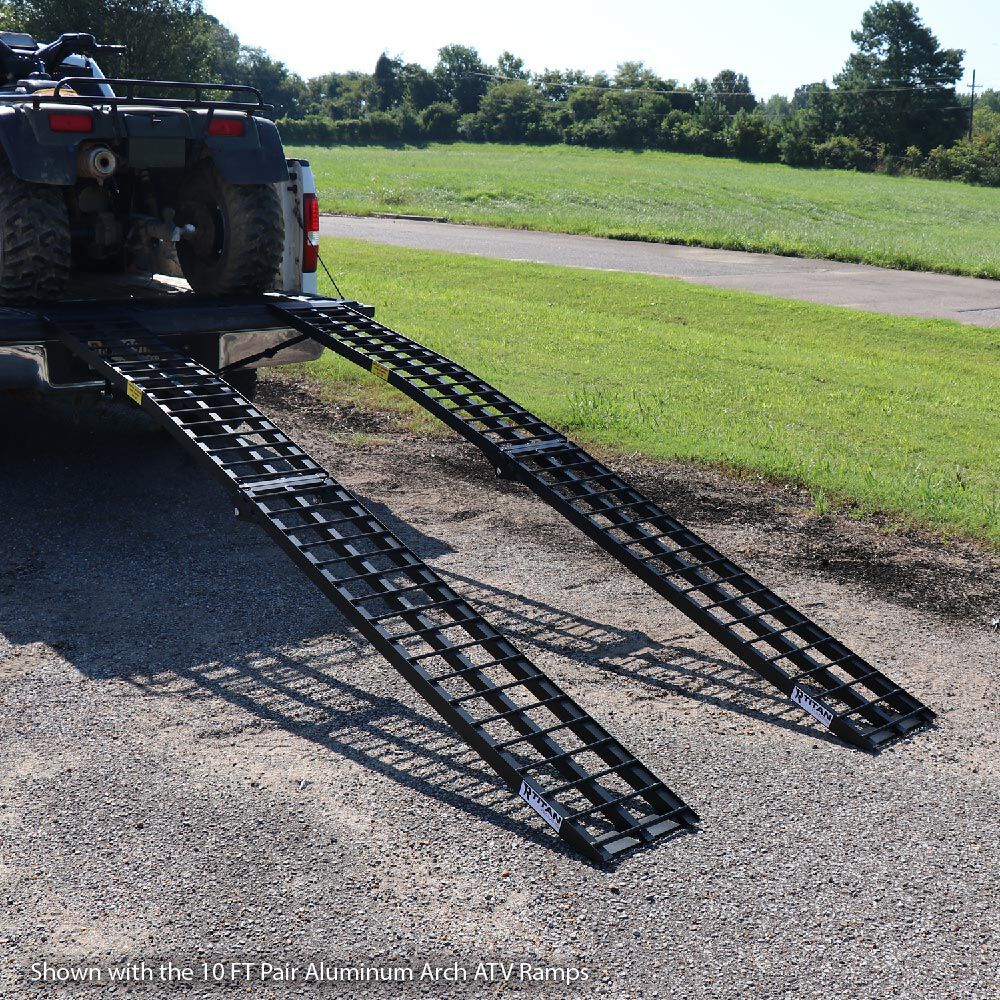 Scratch and Dent - 8 FT Aluminum Arched ATV Ramps - FINAL SALE - view 6