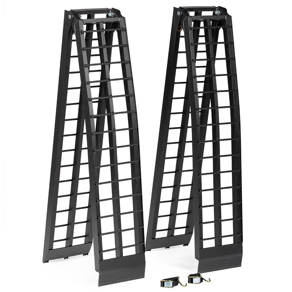 Scratch and Dent - 9 FT Aluminum Arched ATV Ramps - FINAL SALE - view 1