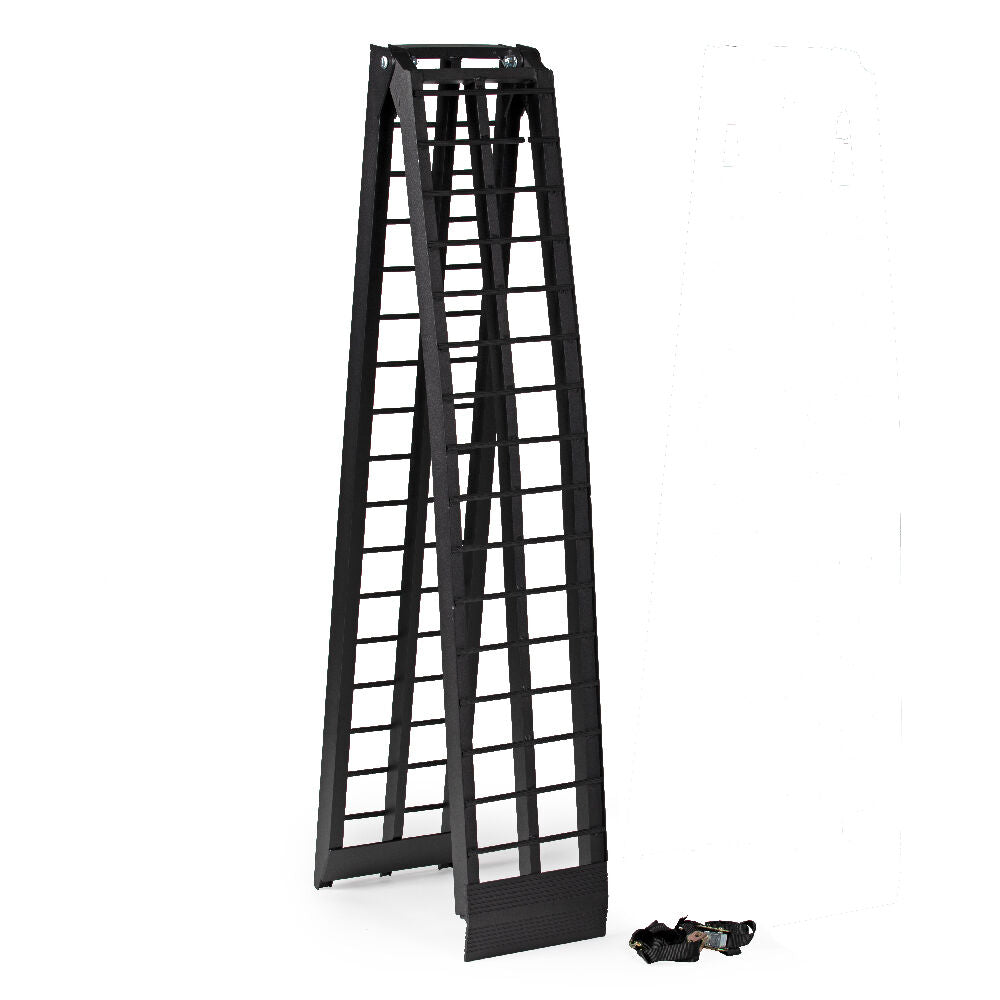 SCRATCH AND DENT - 10 FT Aluminum Arched Motorcycle Ramp - FINAL SALE