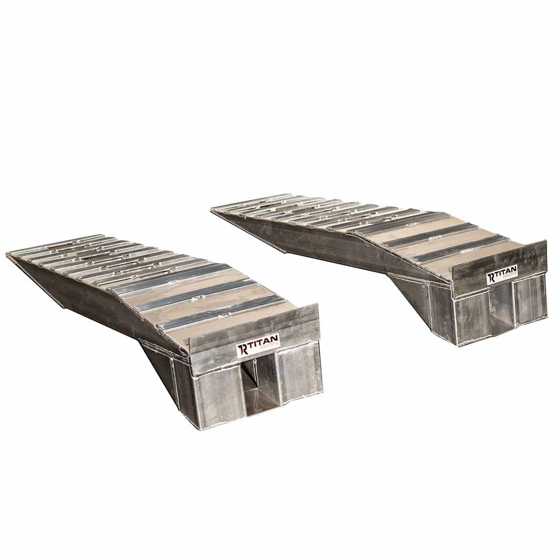 SCRATCH AND DENT - HD Aluminum Semi Truck Riser Ramps - FINAL SALE