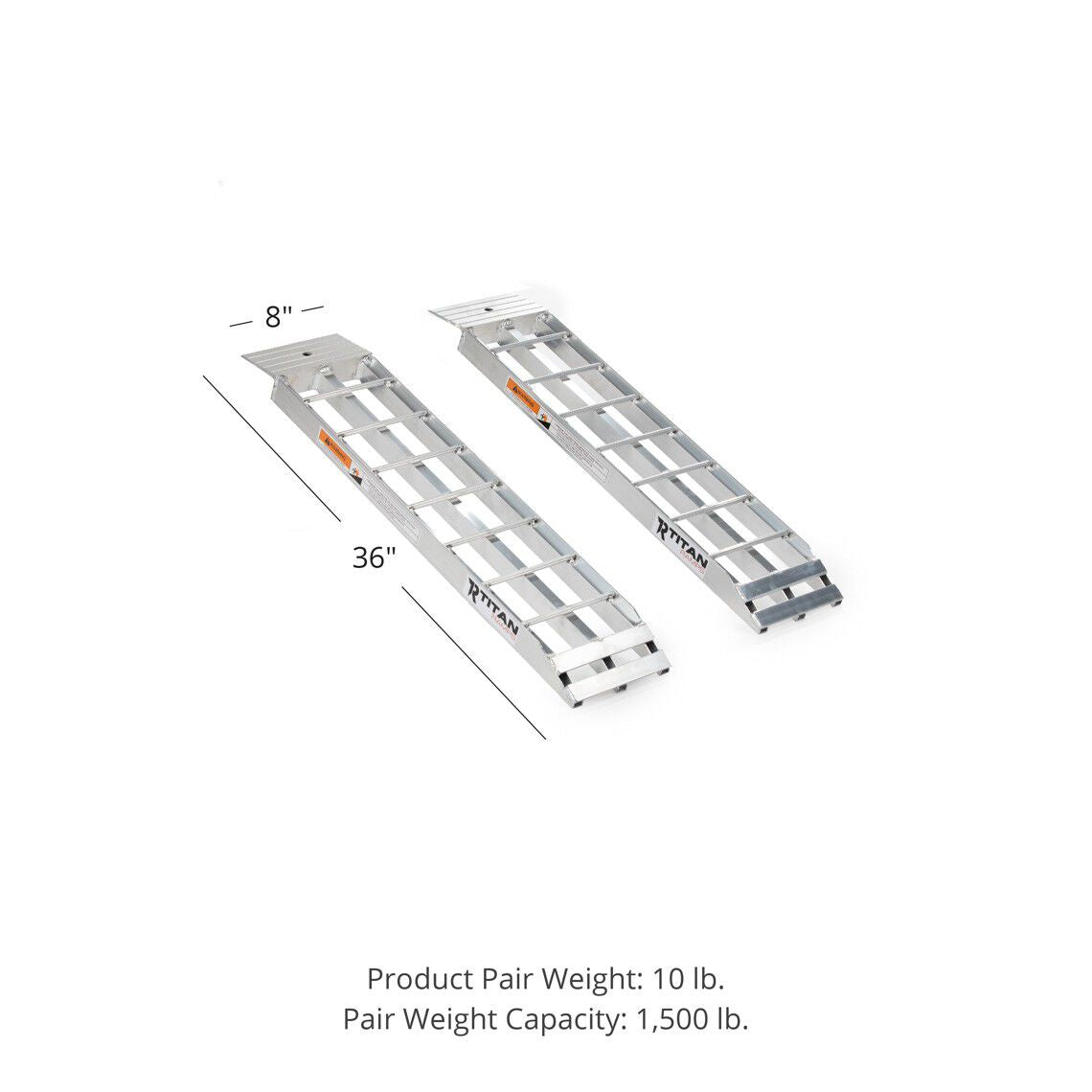 SCRATCH AND DENT - 36" Aluminum Dual Shed Ramps - FINAL SALE - view 2