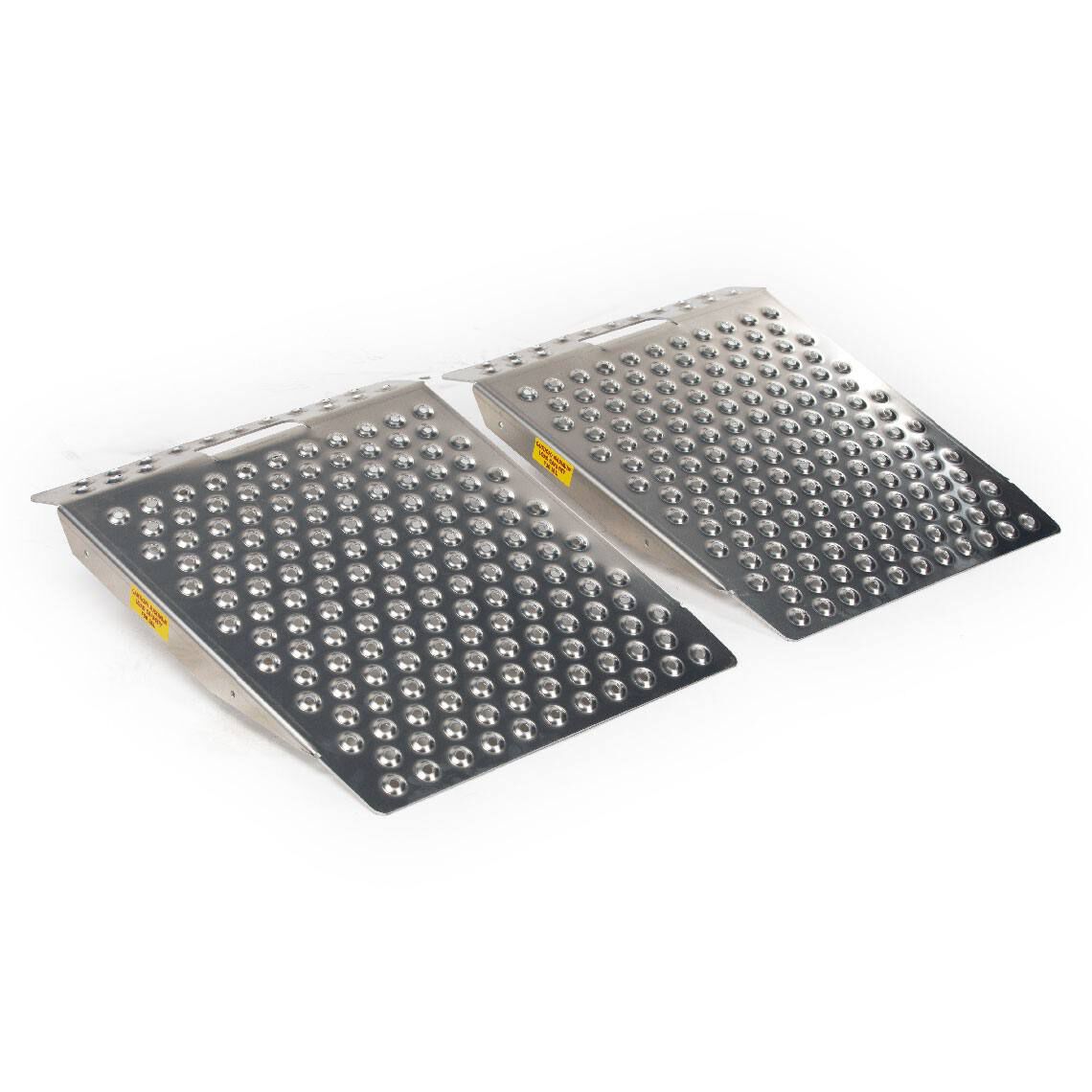 SCRATCH AND DENT - 29" Aluminum Dual Punch Plate Shed Ramps - FINAL SALE - view 1