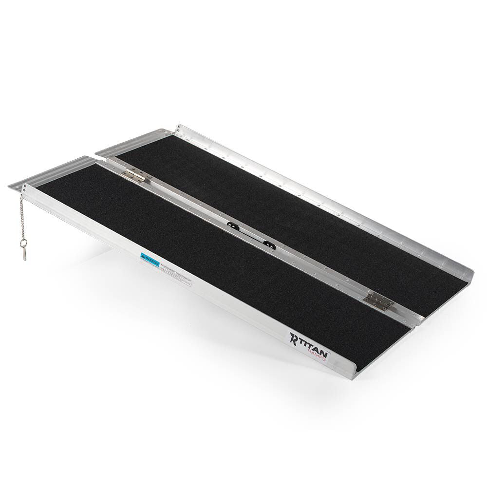 SCRATCH AND DENT - 4 FT Aluminum Briefcase Folding Ramp - FINAL SALE - view 1