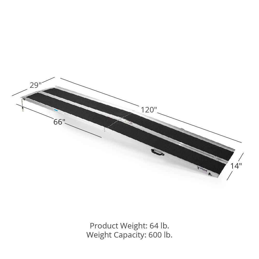 SCRATCH AND DENT - 10 FT Multifold Aluminum Wheelchair Ramp - FINAL SALE - view 2