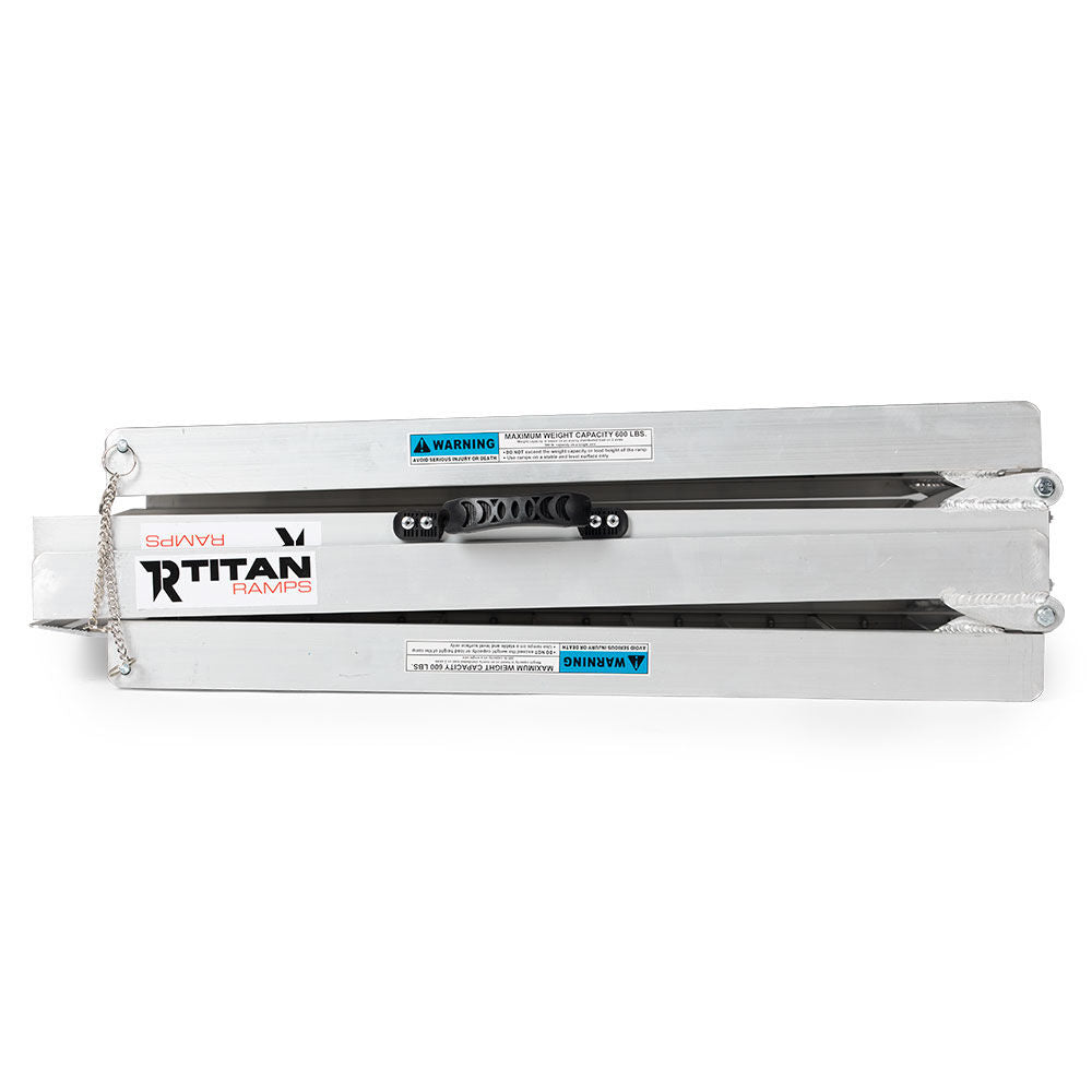 SCRATCH AND DENT - 7' Folding Aluminum Wheelchair Ramp