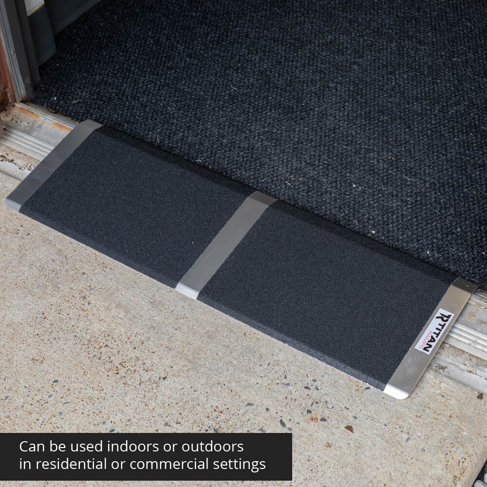 SCRATCH AND DENT - 8" x 32" Wide Aluminum Threshold Ramp - FINAL SALE - view 3