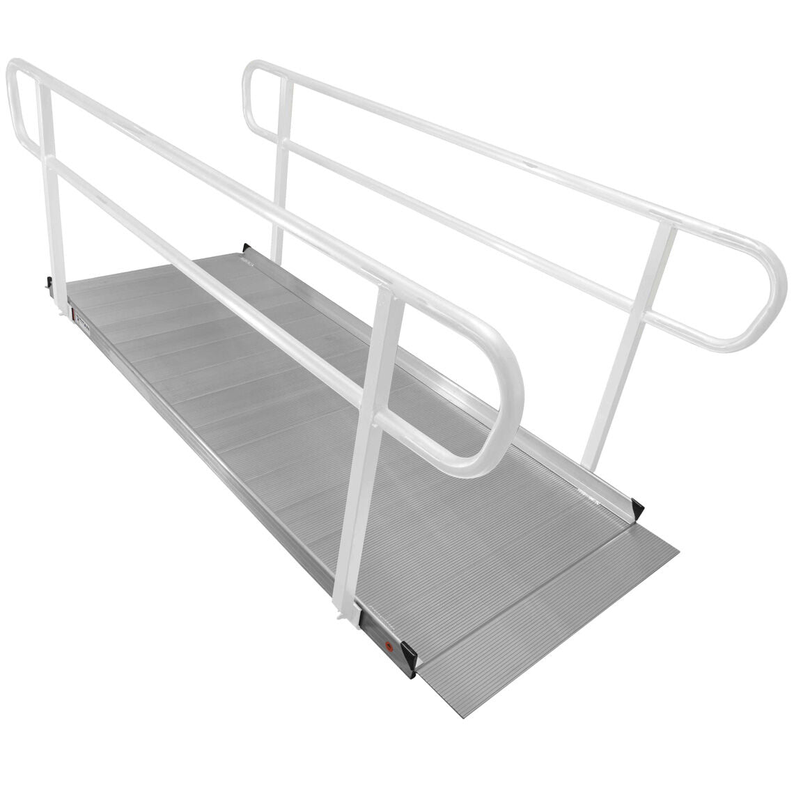 SCRATCH AND DENT - 8' Aluminum Wheelchair Entry Ramp Only - FINAL SALE - view 1