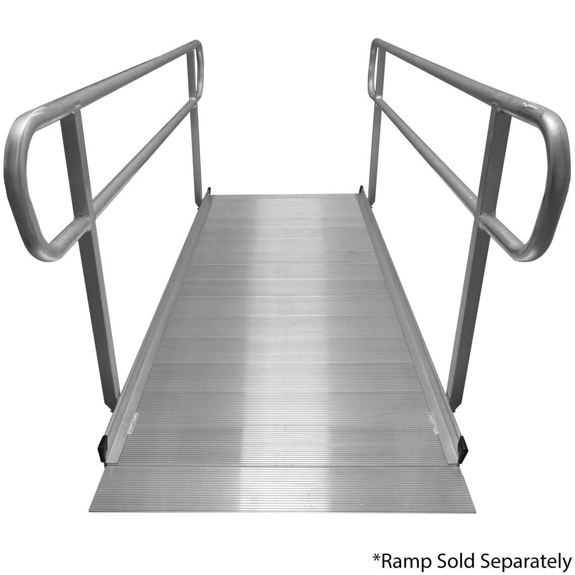 SCRATCH AND DENT - 8 FT Wheelchair Entry Ramp Handrails Only - FINAL SALE - view 3