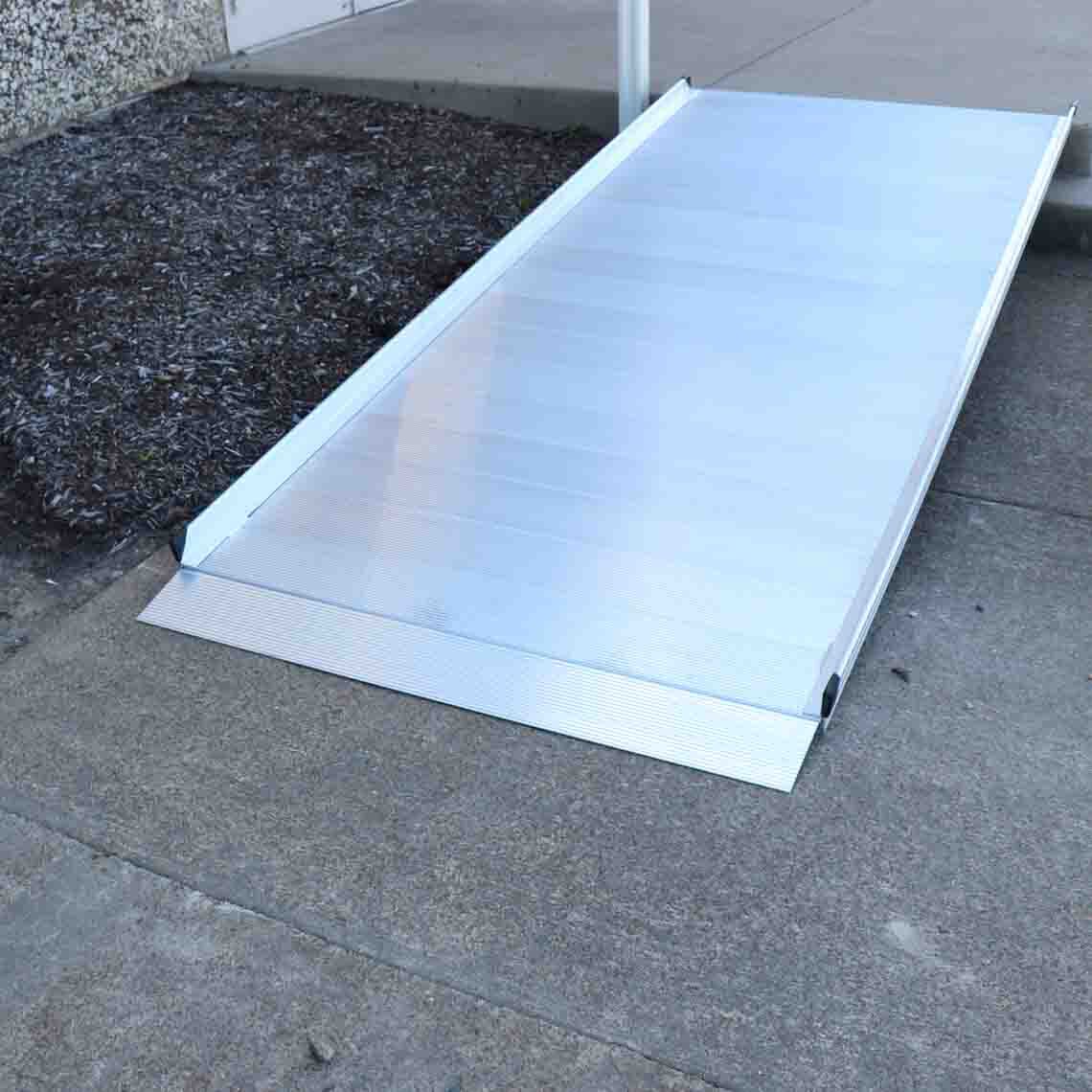 SCRATCH AND DENT - 10 FT Aluminum Wheelchair Entry Ramp Only - view 3