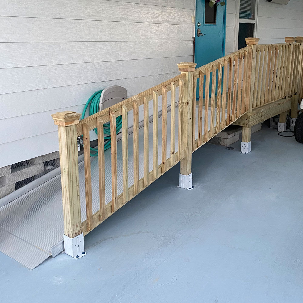 SCRATCH AND DENT - 9.5 FT Aluminum Wheelchair Entry Ramp - FINAL SALE - view 4