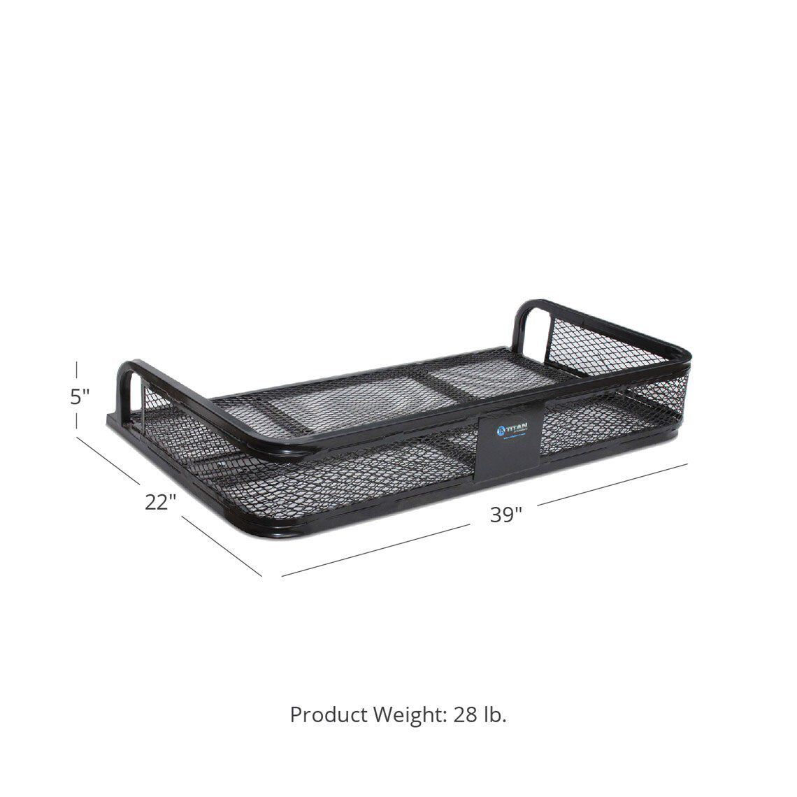 Scratch and Dent - Universal ATV Steel Mesh Rear Cargo Basket Rack - FINAL SALE - view 2