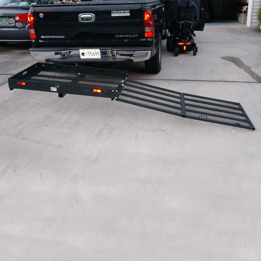 SCRATCH AND DENT - Hitch Mounted Wheelchair Mobility Rack Ramp - FINAL SALE - view 5