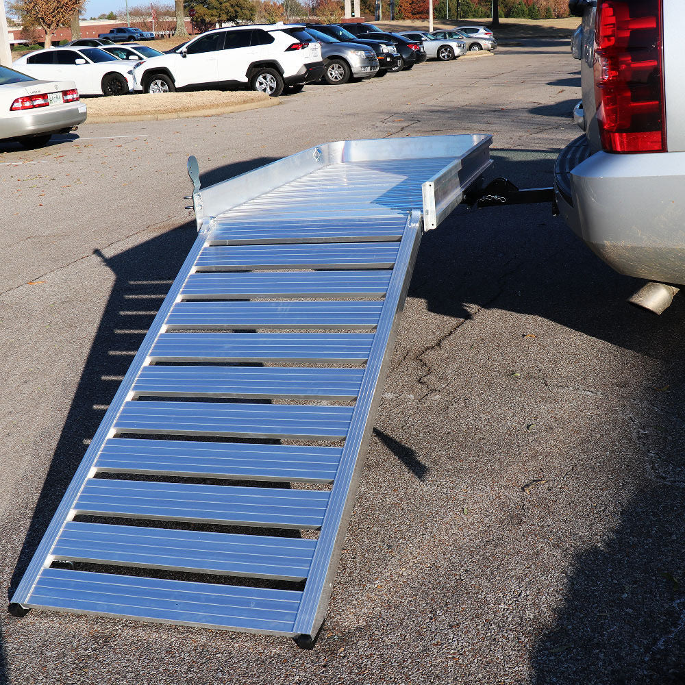 SCRATCH AND DENT - Hitch Mounted Aluminum Carrier With Ramp For Wheelchairs - FINAL SALE - view 6