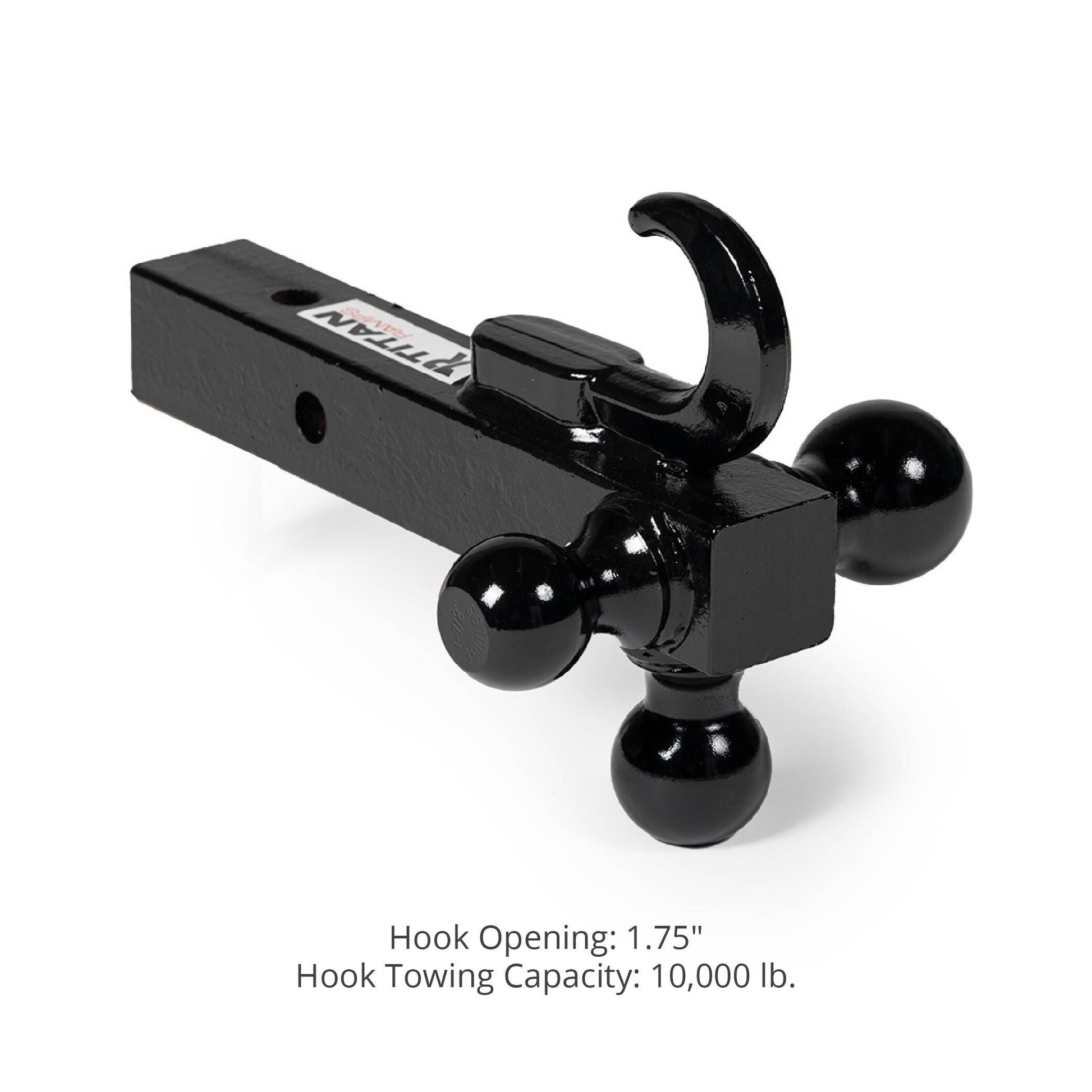 Scratch and Dent - Triple Ball Trailer Hitch w/ Hook - FINAL SALE