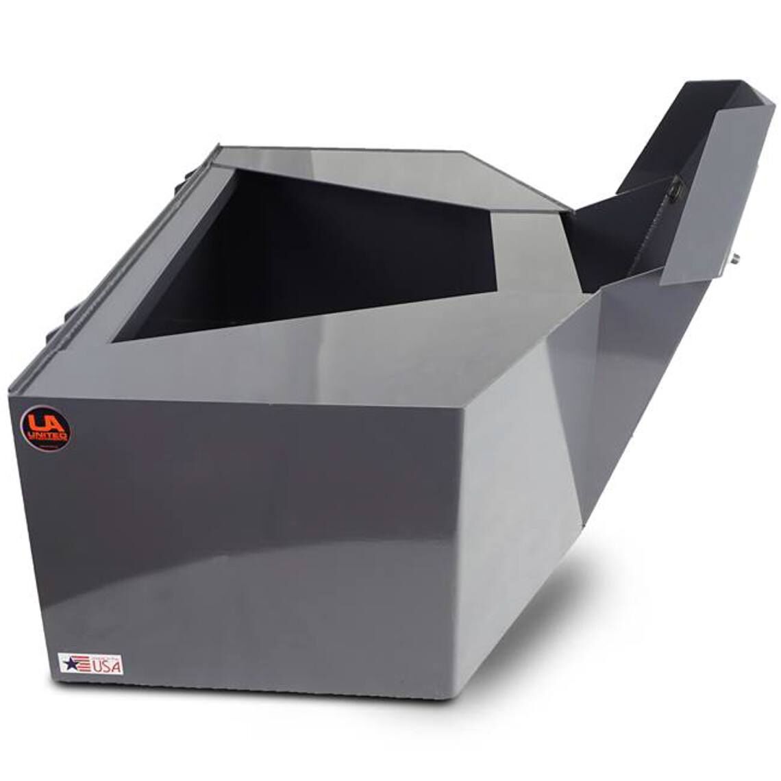 USA Made Skid Steer 3/4 Yard Cement & Concrete Bucket with Spout - view 2