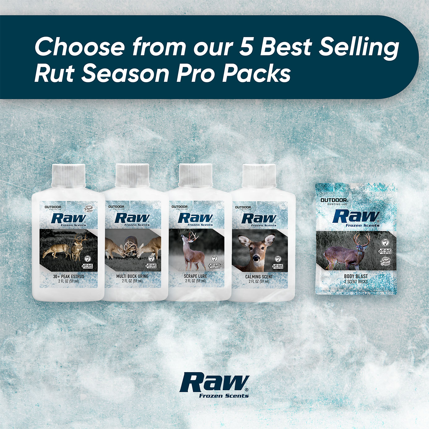 Outdoor Hunting Lab Rut Season Pro Packs | Small