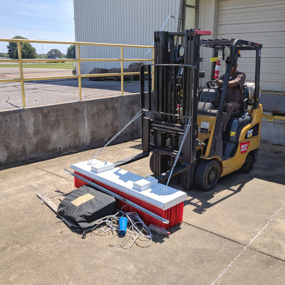 Fork Lift Broom Attachment | 60" - view 2