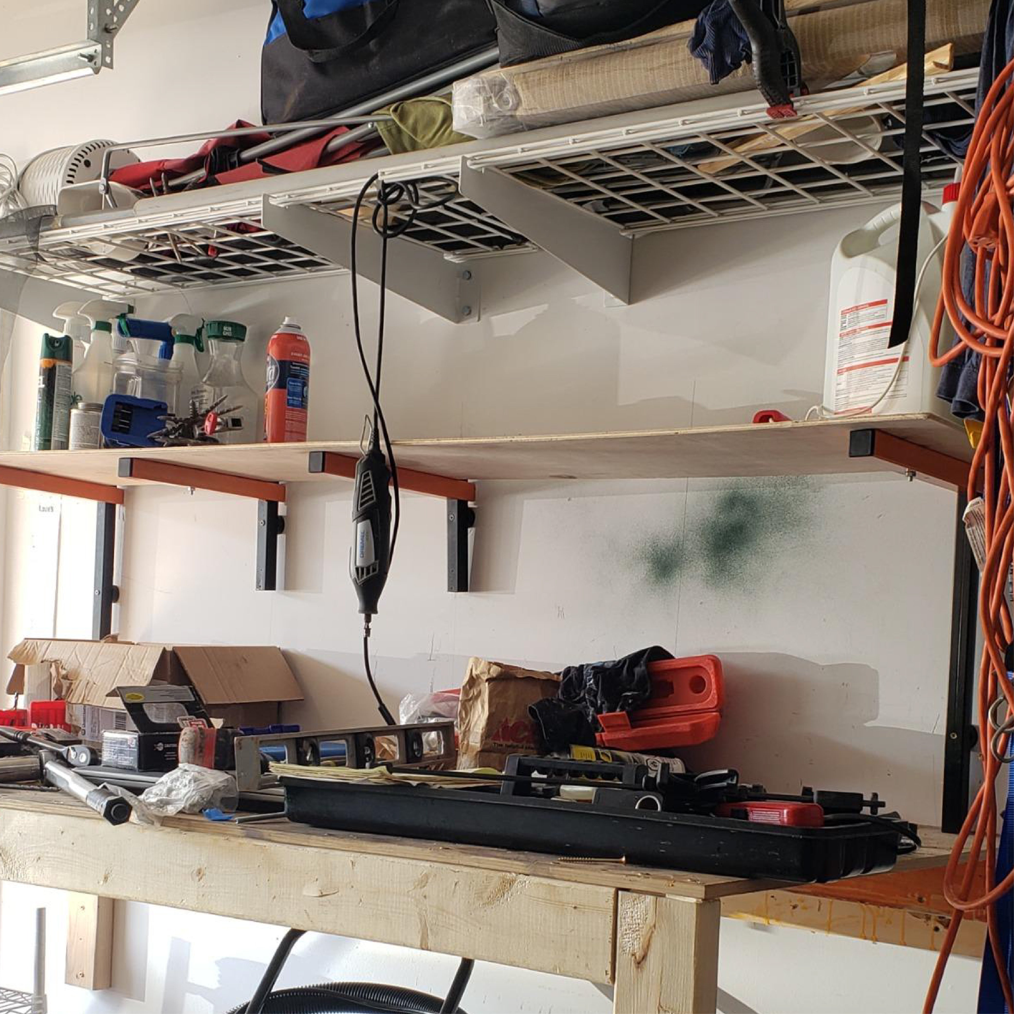Scratch and Dent, 6-Shelf Lumber Storage Rack | Titan Attachments