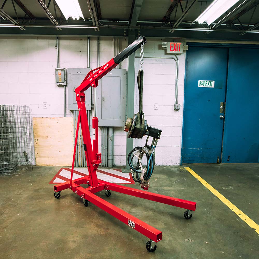 1 Ton Adjustable Shop Crane Lift - view 2