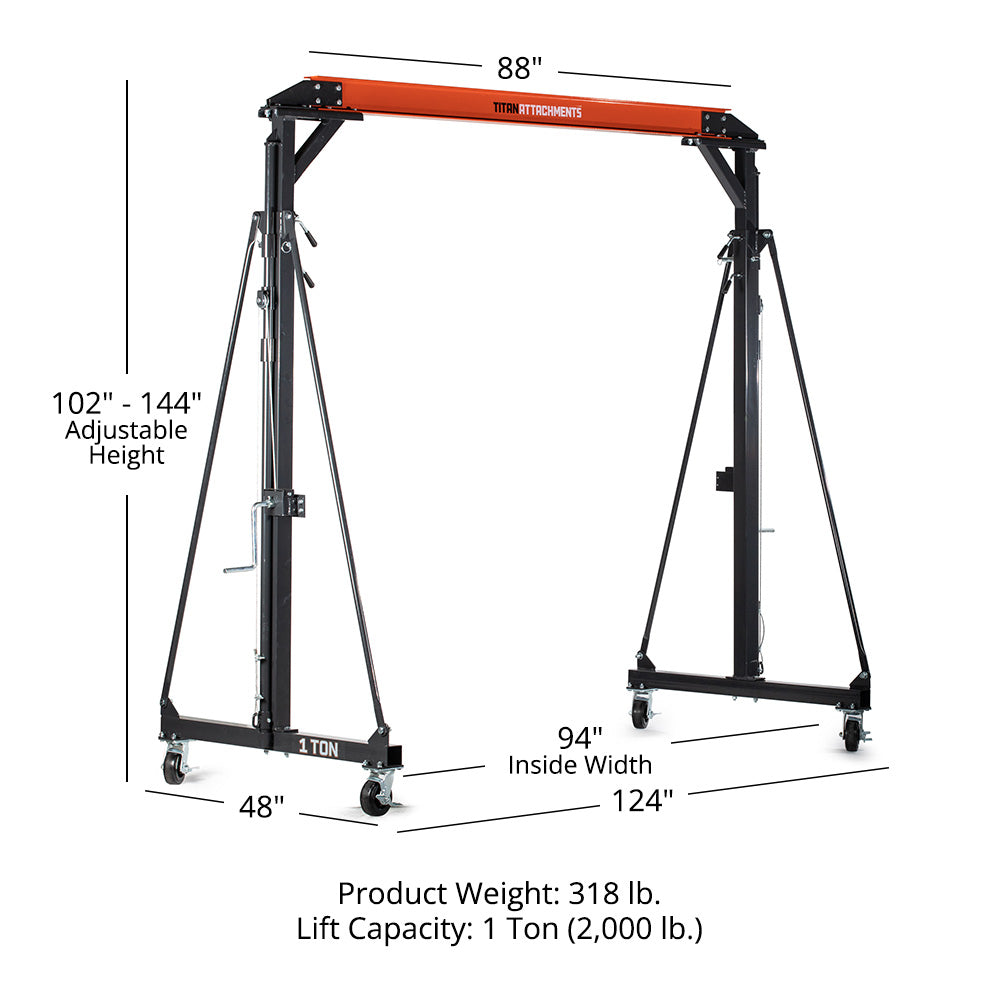 Telescoping Gantry Cranes | 1 Ton (2,000 LB) - view 10